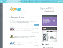 Tablet Screenshot of annuaire.xpair.com